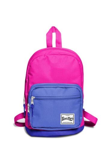 Coral High Pembe Lavanta Üç Bölmeli Mini Sırt Çantası 14157 