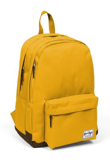 Coral High Hardal Kahverengi Üç Bölmeli Sırt Çantası 14134 