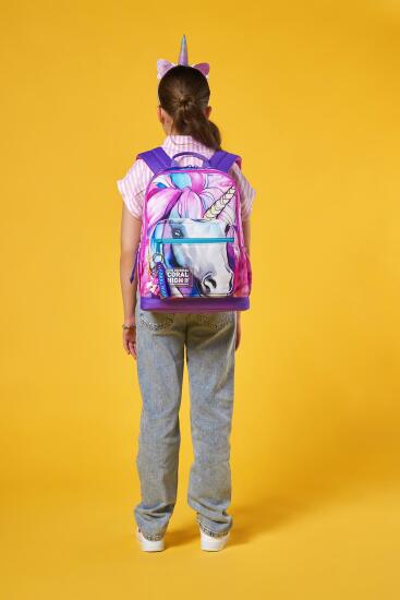 Coral High Unicorn Desenli Renkli Okul Sırt Çantası 23634 - 11