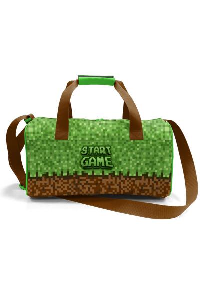 Coral High Yeşil Kahverengi High Craft Desenli Spor Çantası 27523 - 3