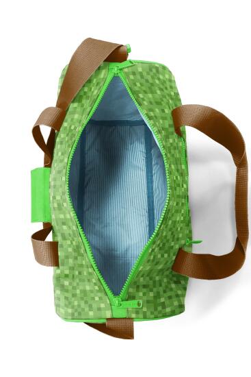 Coral High Yeşil Kahverengi High Craft Desenli Spor Çantası 27523 - 6