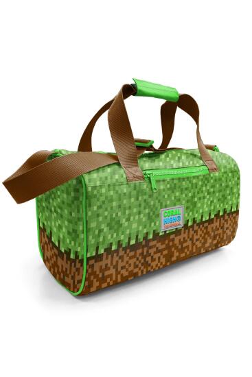 Coral High Yeşil Kahverengi High Craft Desenli Spor Çantası 27523 