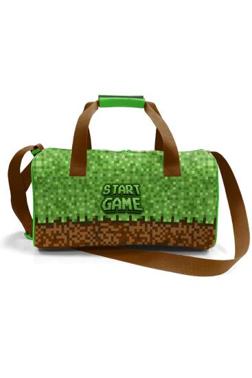 Coral High Yeşil Kahverengi High Craft Desenli Spor Çantası 27523 - 3