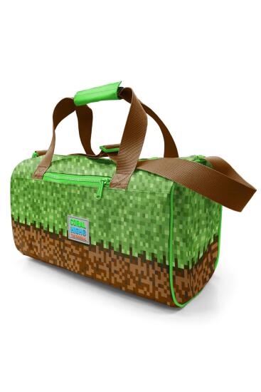 Coral High Yeşil Kahverengi High Craft Desenli Spor Çantası 27523 - 10