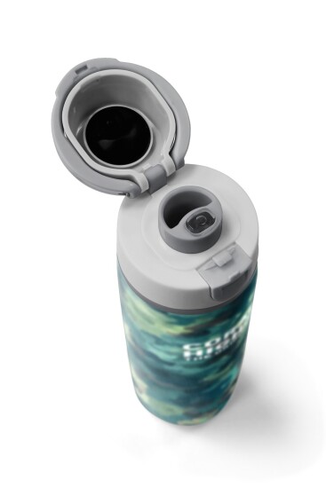 Coral High Yeşil Kamuflaj Desenli Pipetli ve Direkt İçim Çelik Termos 800 ml 38520 - 7