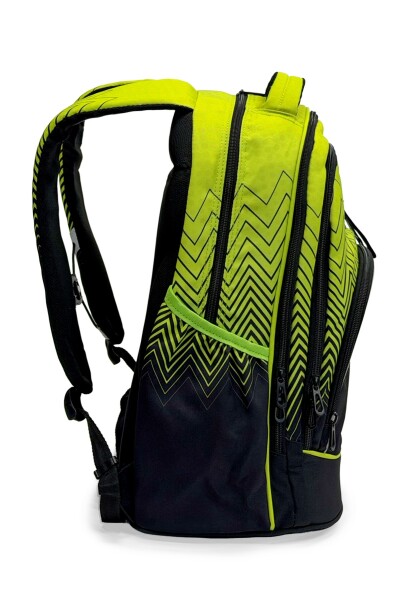 Coral High Yeşil Siyah Desenli Okul Sırt Çantası 24460 - 5