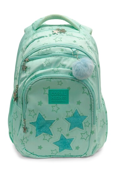 Coral High Yıldız Desenli Okul Sırt Çantası 24465 - Coral High