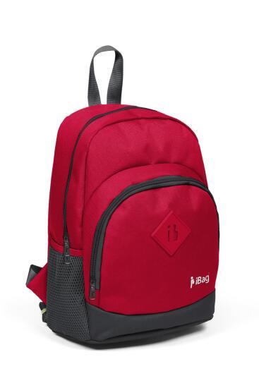 iBag Kırmızı - Gri Mini Sırt Çantası 14331 - iBag