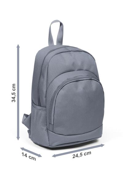 iBag Kırmızı - Gri Mini Sırt Çantası 14331 - 4
