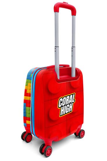 Coral High Kids Blok Desenli Çocuk Valizi 16793 - 7
