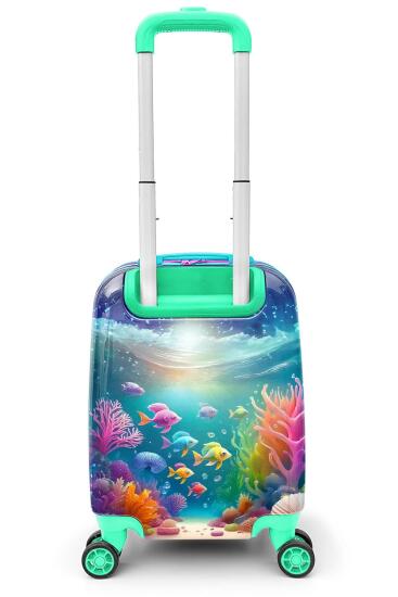 Coral High Kids DenizAtı Desenli Çocuk Valizi 16792 - 3