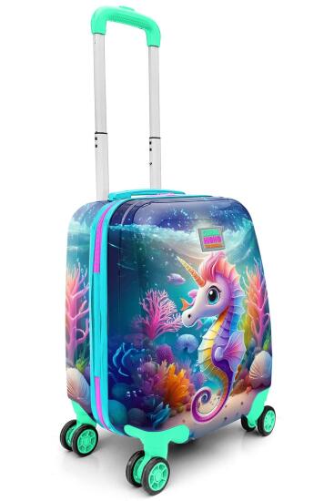 Coral High Kids DenizAtı Desenli Çocuk Valizi 16792 - 7