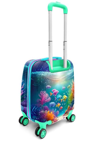 Coral High Kids DenizAtı Desenli Çocuk Valizi 16792 - 8