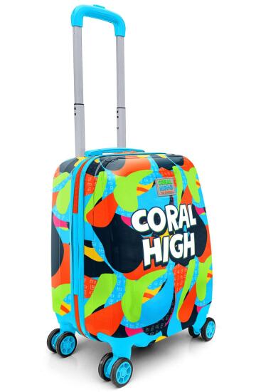 Coral High Kids Grafiti Desenli Çocuk Valizi 16795 - 7