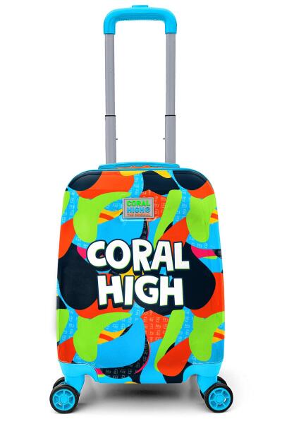 Coral High Kids Grafiti Desenli Çocuk Valizi 16795 - 7