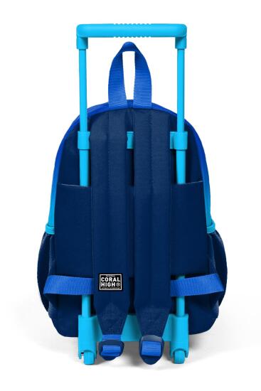 Minik Yuva Çekçekli Lacivert Mavi Renk Geçişli Sırt Çantası İki Bölmeli 24045 - 4