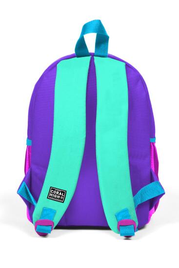 Minik Yuva Sırt Çantası Mor Renk Detaylı İki Bölmeli 23534 - 3