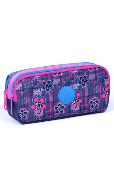 Coral High Kids Pembe Çiçek Desenli Kalem Çantası 