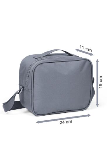 Coral High Kids Siyah Desenli Tek Bölmeli Beslenme Çantası 12818 - 6